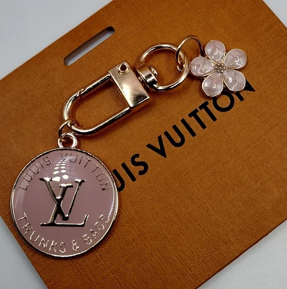 Louis Vuitton Zipper Pull, Authentic. Light Pink, 25mm - Picture 1 of 9